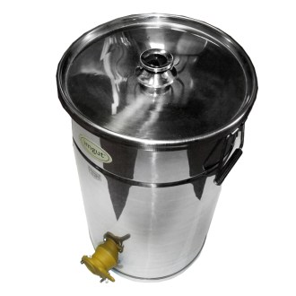 Abfüllkübel 50 kg aus Edelstahl